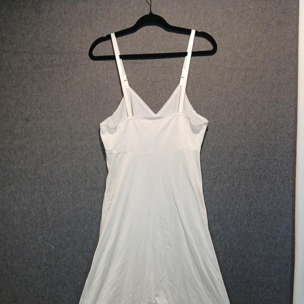 VTG Lorraine slip SZ Tall 38 soft girl fairy retro bridal romantic coquette - Picture 2 of 5